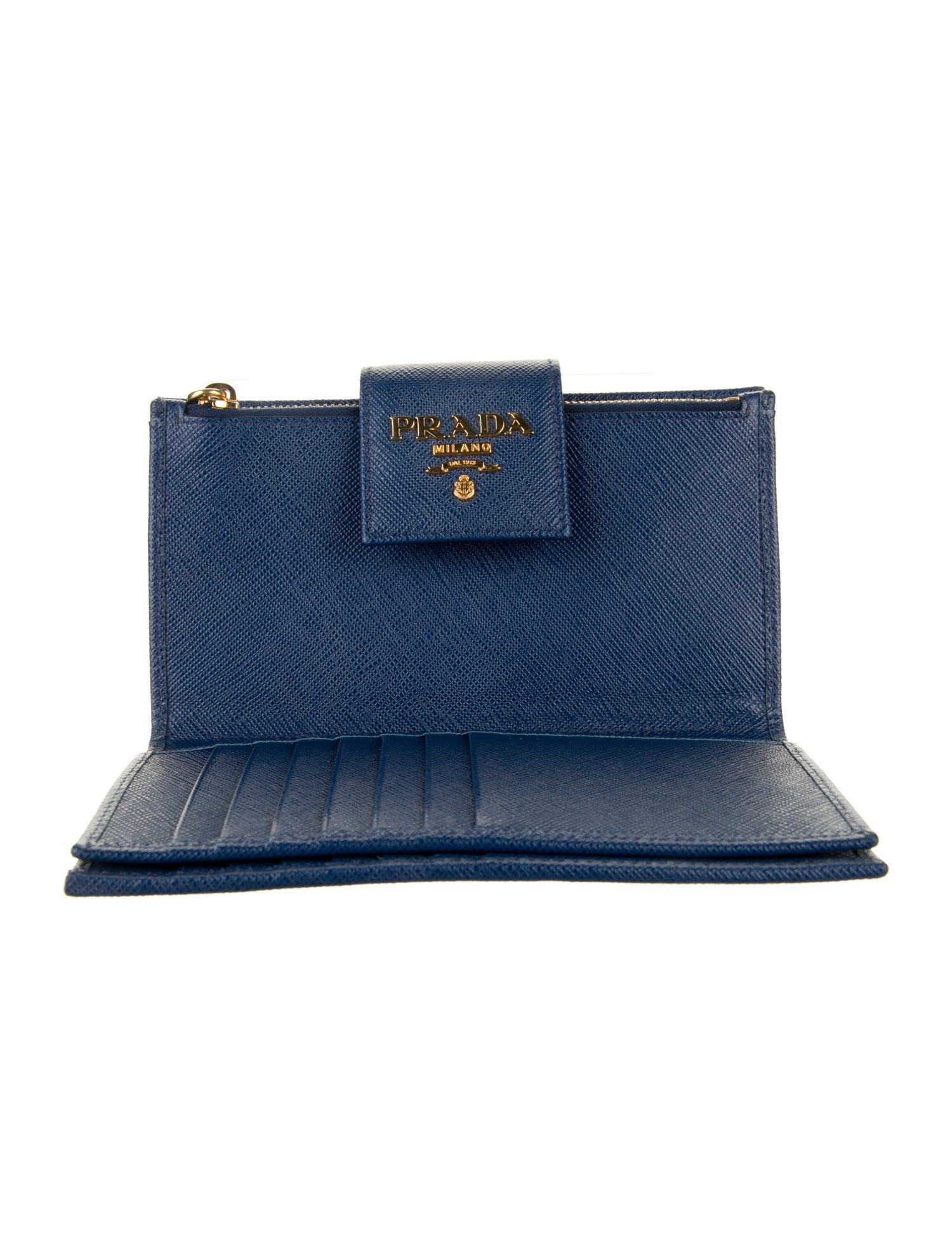 Prada Saffiano Lux Leather French Purse